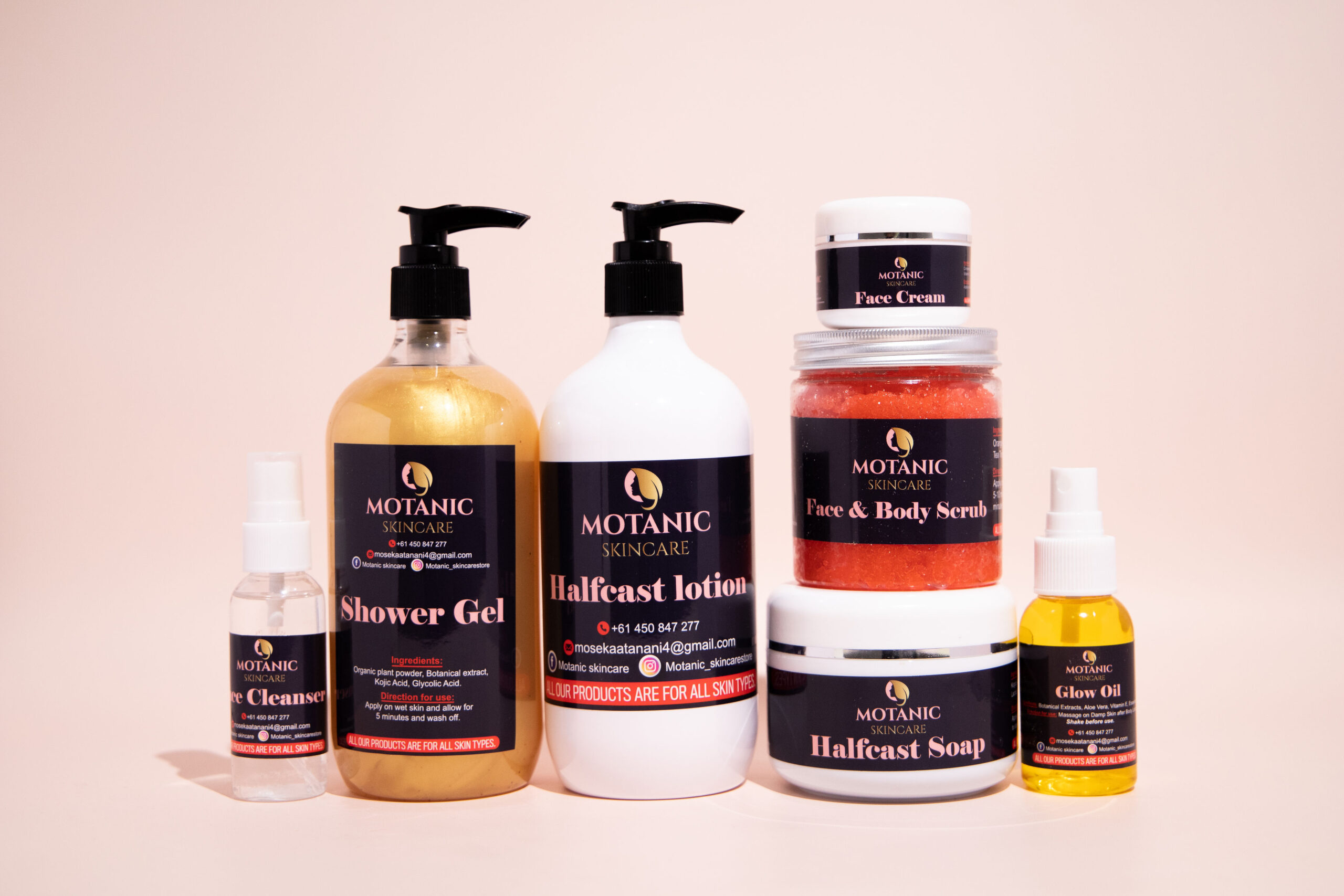 Half Cast Set for skin Whitening