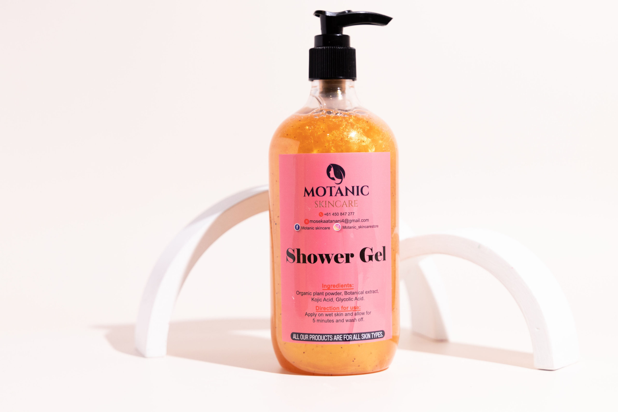 Lightening Shower Gel Motanic Skincare