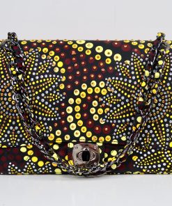 Ankara Crystal Dot Chain Bag – Signature Edition