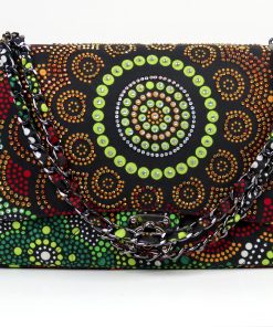 Alternative view of Ankara Crystal Dot Chain Bag – Signature Edition