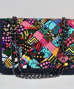 Ankara Grid Chain Bag – Noir Edit